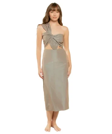 Carmela Asymmetrical Midi Dress