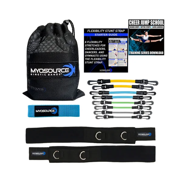 Cheer Kinetic Bands with Stunt Strap and Downloadable Workout Guide