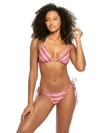 Chevron Triangle Bikini Top