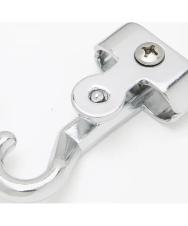 Chrome Plated Bronze Clamp Style Rope Hook for .75 inch Pool Rope