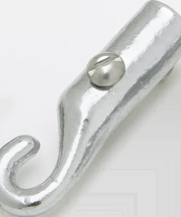 Chrome Plated Bronze Standard Entry Rope Hook – 0.5 inch Pool Rope