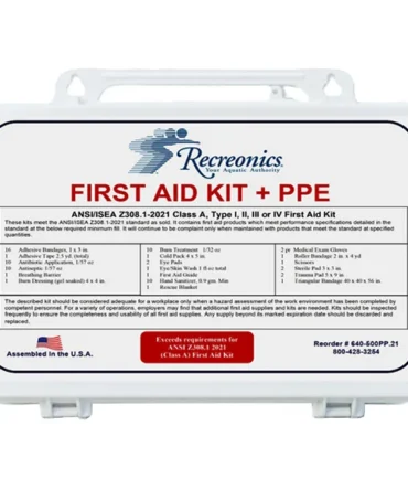 Class A First Aid Kit + PPE