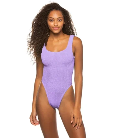 Classic Square Neck One Piece Swimsuit