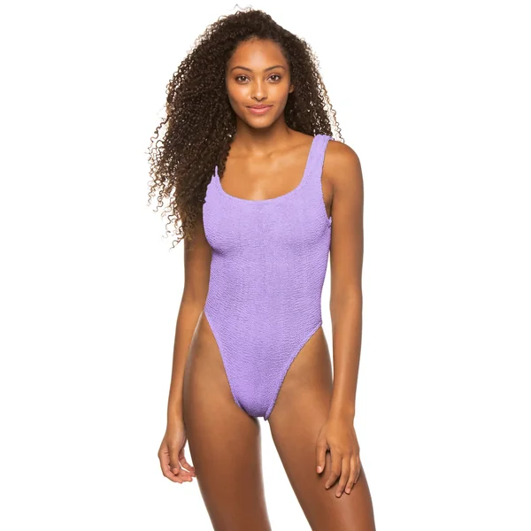 Classic Square Neck One Piece Swimsuit