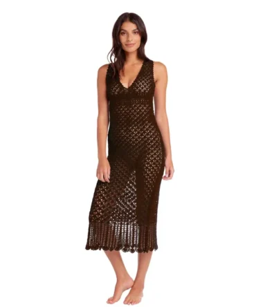 Claudia Crochet Midi Dress