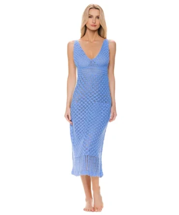 Claudia Crochet Midi Dress