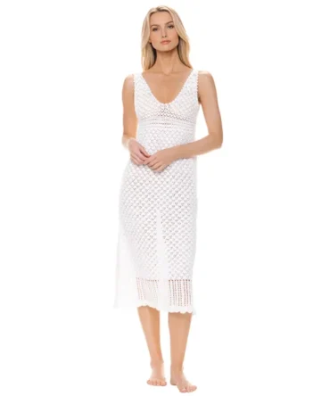 Claudia Crochet Midi Dress