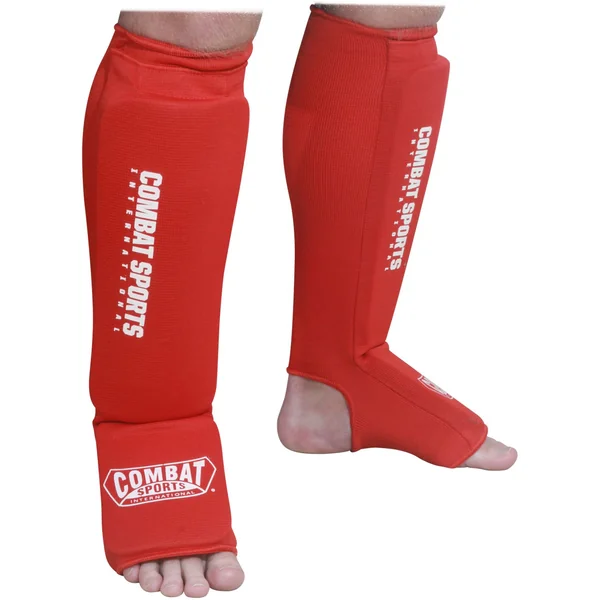 Combat Sports Washable MMA Elastic Cloth Shin & Instep Padded Guards