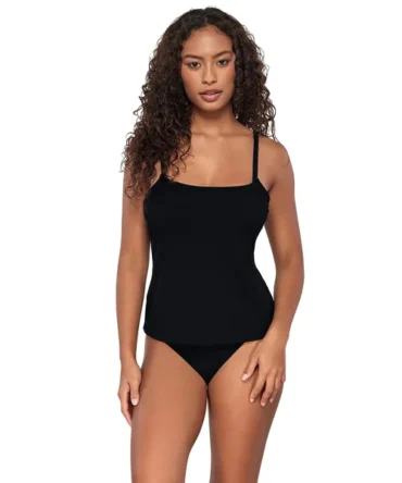 Coralie Convertible Strap Tankini Top (D+ Cup)
