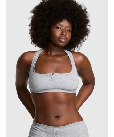 Cotton Dorm Unlined Racerback Bralette