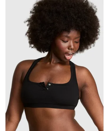 Cotton Dorm Unlined Racerback Bralette