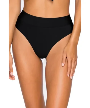 Cove Banded High Waist Bikini Bottom