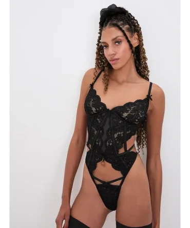 Creamsicle Lace Bodysuit