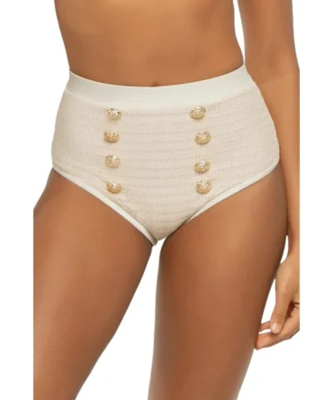 Crochet High Waist Bikini Bottom