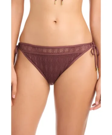 Crochet Hipster Tie Side Bikini Bottom