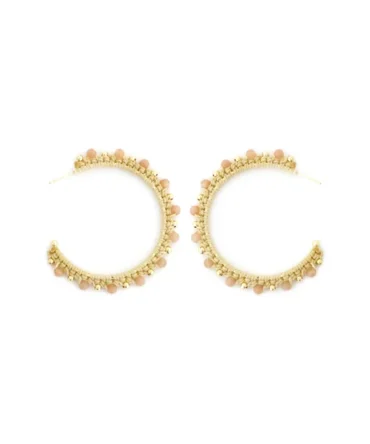 Crochet Hoop Earrings