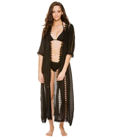 Crochet Long Cover Kimono