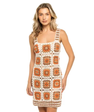 Crochet Mini Dress