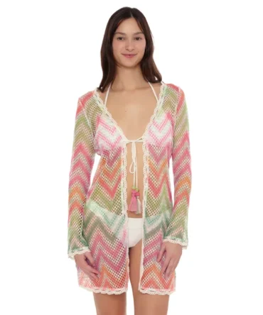 Crochet Short Kimono