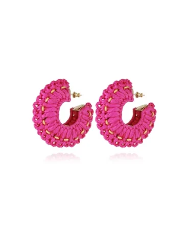 Crocus Hoop Earrings