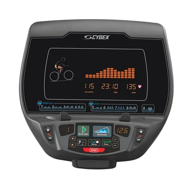 Cybex 625 U Upright Bike-Remanufactured. Call Now for Lowest Price