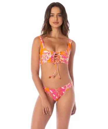 Dazzle Reversible Bralette Bikini Top