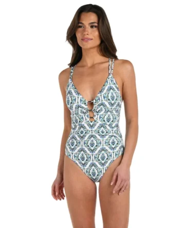 Deja-Blue Diamond One Piece Swimsuit