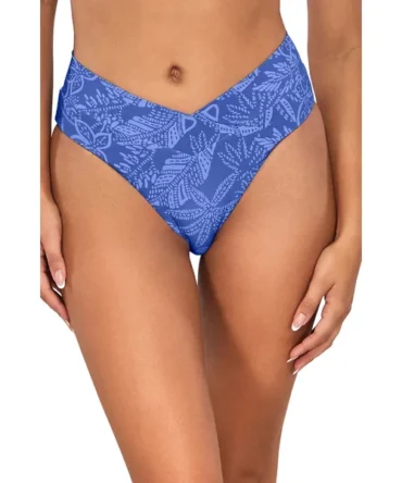 Delfina V Front High Waist Bikini Bottom