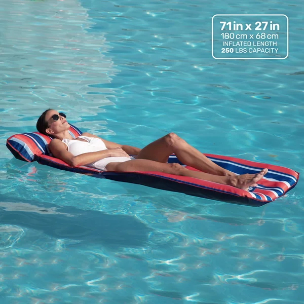 Deluxe 3-in-1 Fold & Go Float, Mat, and Lounge | Multipurpose Pool Float