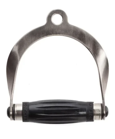 Deluxe Stirrup Chrome Handle with Urethane Ergonomic Grips (Nylon Bushings)