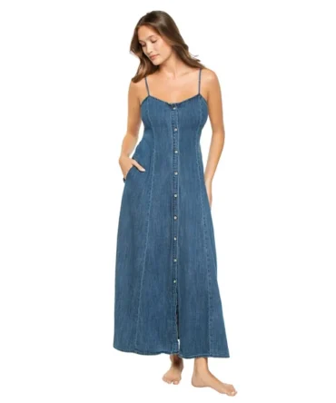 Denim Maxi Dress