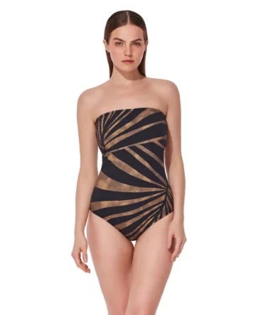 Desert Queen Bandeau One Piece Swimsuit