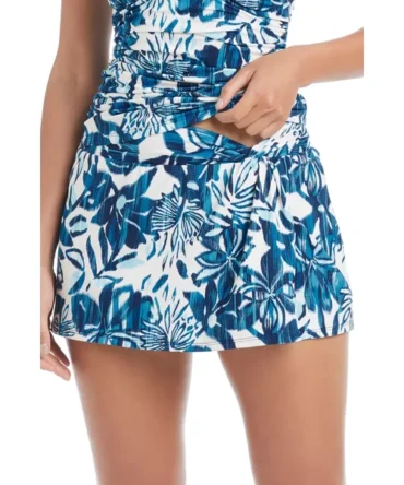 Draped Skirted Bikini Bottom