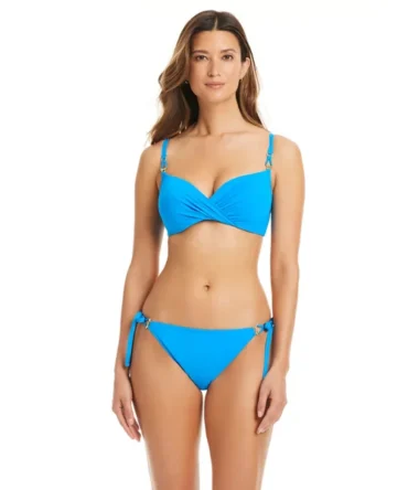 Draped Underwire Bikini Top