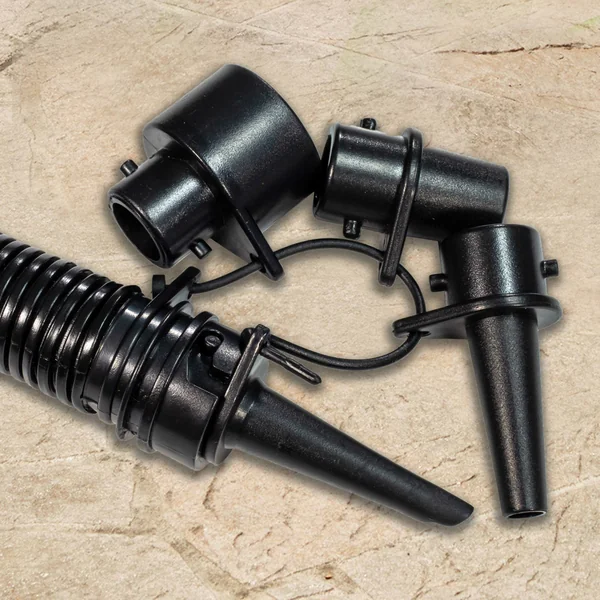 Dual-Action Hand Pump | Heavy Duty Air Pump with 4 Nozzle Attachments