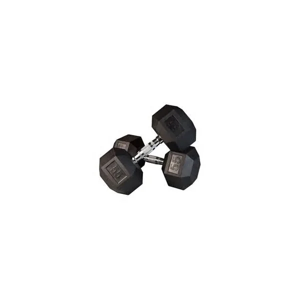 DXP 5-50 lbs Rubber Hex Dumbbell Set-Call Now For Lowest Price