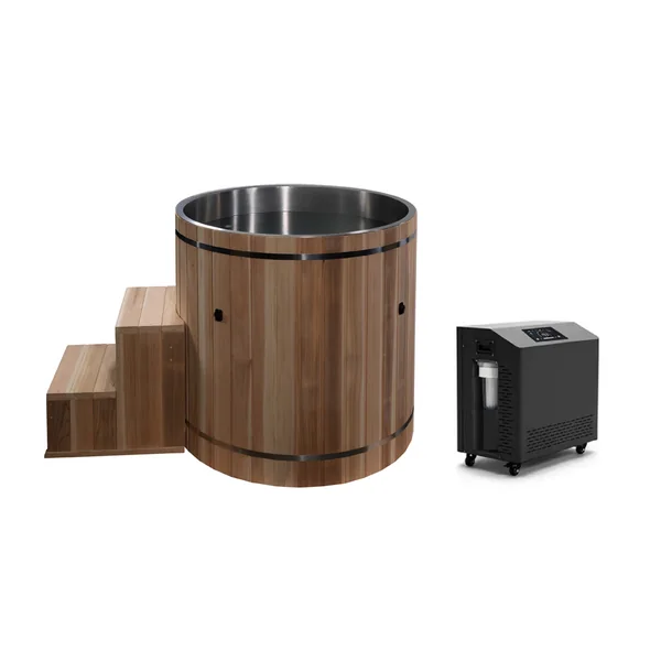 Dynamic Cold Therapy Stainless Steel Barrel Cold Plunge