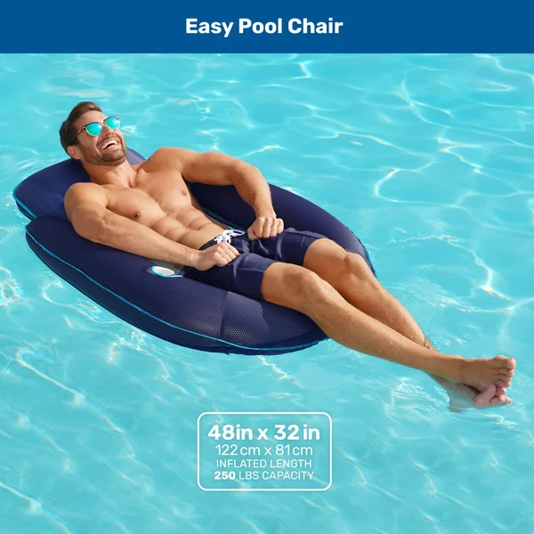 Easy Pool Chair | Oversized Inflatable Pool Float