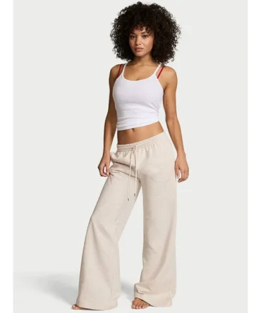 Effortless Fleece Wide-Leg Sweatpant