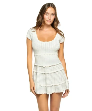 Elisavette Smocked Mini Dress