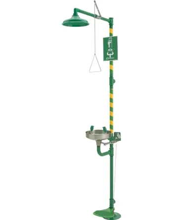 Emergency Shower – Eyewash Combo Plumbed First Aid Station