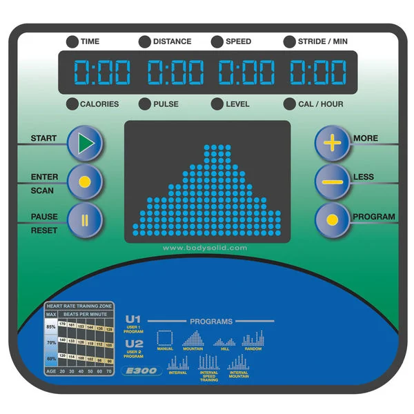 ENDURANCE E300 ELIPTICAL TRAINER | E300