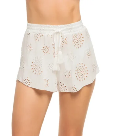 Eyelet Embroidered Shorts