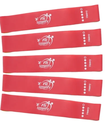 Fit Simplify Resistance Loop Bands Set of 5 (Heavy)