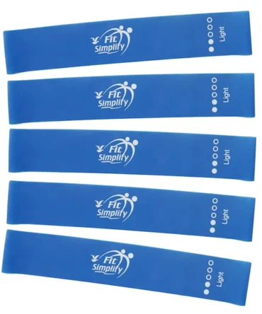 Fit Simplify Resistance Loop Bands Set of 5 (Light)