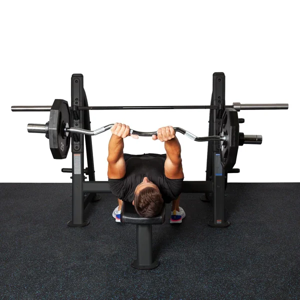 Fitness First Bench Press with Olympic Weight Plate Storage