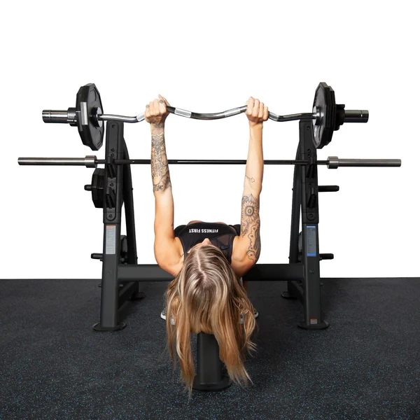 Fitness First Bench Press with Olympic Weight Plate Storage