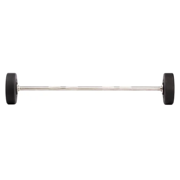 Fixed Barbell | Pro-Style | Urethane | CURL & STRAIGHT | 20-65 LB SET