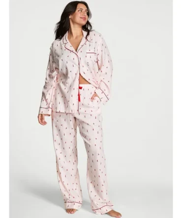 Flannel Long Pajama Set