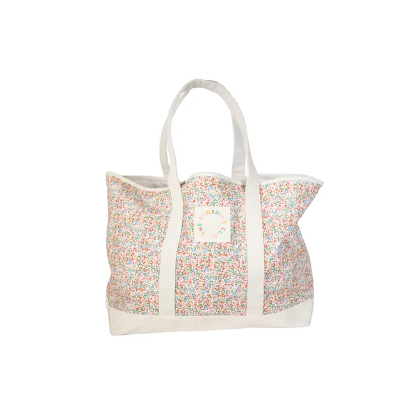 Floral Canvas Tote
